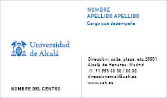 Tarjeta de visita Tarjeta de visita